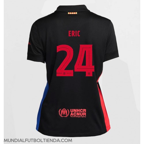 Camiseta Barcelona Eric Garcia #24 Segunda Equipación Replica 2024-25 para mujer mangas cortas